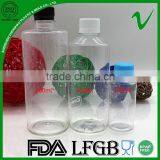 High Quality Empty Clear Round Pet Plastic Bottle Juice for Beverage Packaging