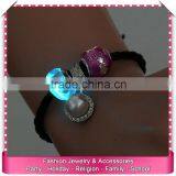 Custom Leather Luminous Bracelet, Hot Sale Bracelet of Leather thumbnail-1