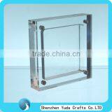 Thick Plexi Plaque Case Acrylic Square Box With Hole
