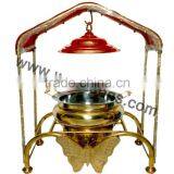 New Design Chafing Dish | Brass Plated Chafing Dish | Handmade Chafing Dish | Metal Made Chafing Dish thumbnail-4