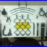 Pvc Coated Powder Coated Galvanized Chain-link Fencing