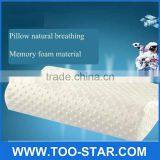 Bamboo Fabric Latex Pillow Memory Foam Massage Pillows Neck Cervical Healthcare Pillows thumbnail-3