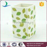Wholesale Leaves Design Ceramic Accessories For Bathroom thumbnail-4