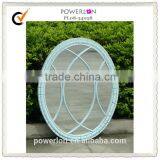 Vintage Unique Metal Small Round Wall Mirror thumbnail-2