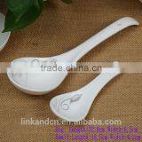 SP1535 Haonai High Quality Ceramic Spoon, Big Ceramic Soup Spoon thumbnail-6