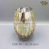 Mercury Handblown Crakle Glass Vase Cheap thumbnail-3