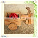 Handmade Primitive Wooden Crafts Tricycle Tractor Truck Toy thumbnail-3