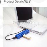 Building Block Design Plastic USB 4 Ports USB Hub 2.0 thumbnail-5