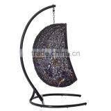 Wicker Aluminum Hanging Egg Chair Baby Egg Swing Chair thumbnail-3