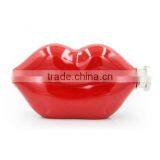 5 oz Red Lips Stainless Steel Hip Flask thumbnail-1