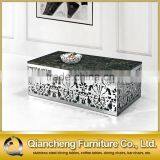 Crave Stainless Steel Marble Coffee Table Centre Table thumbnail-3