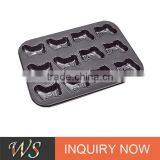 12 Cups Socks Shape X'mas Pan thumbnail-1
