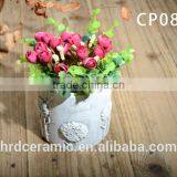 Unique Design Pot Cement Flower Pot for Plant Garden Pot thumbnail-5