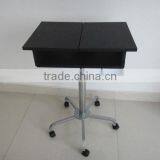 Adjustable Rolling Portable Mobile Computer Notebook Desk Stand Laptop Table thumbnail-2