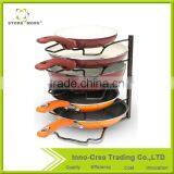 5 Layers Kitchen Cabinet Pantry Durable Wire Pan Organizer Rack