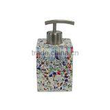 Concrete Bath Lotion Accessories Mosaic Glass Lotion Dispenser thumbnail-1
