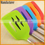 Flexible Silicone Slotted Turner Spatula for 2016 New Design thumbnail-2