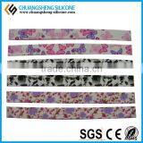 Silicone With Metal Piece Bracelet, Barcode Bangles, ID Wristband thumbnail-4