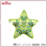 20cm five-pointed star shape disposable melamine halloween dinnerware sets candy tray plate