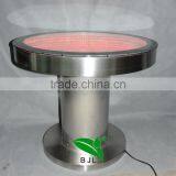 Beautiful Battery Driver Round Bar Table ,Fantastic LED Light and Water Bubble Moving Table thumbnail-2