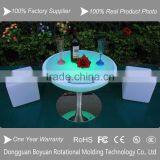 Elegant Modern RGB 16 Colors Changing Led Plastic Indoor Table and Chair for Hotel Using thumbnail-6