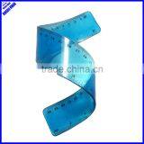 New Designer 30cm Quality Colorful Clear PVC Flexible Ruler thumbnail-1