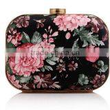 Flower Colorful Printed Party Bag Lady Fancy Clutch Bag thumbnail-1