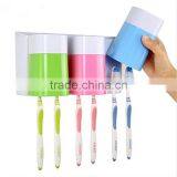 Plastic Bathroom Set Accessaries Toothbrush Holder , Toothpaste Wall Holder , Bethroom Storage Rack thumbnail-2