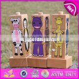2017 New Design Educational Animals Puzzles Wooden Sorting Toys for Toddlers W13D139 thumbnail-1