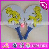 2015 Fashion Wooden Beach Racket Set for Kids,Children Wooden Beach Racket and Ball,Wooden Beach Play Racket With Ball W01A113 thumbnail-1