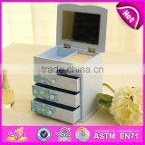 Handmade Lovely Wooden Jewelry Organizer W09E018-S thumbnail-4