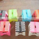 High Quality Plastic Folding Step Stool With Beautiful Painting thumbnail-1