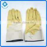 Cotton Interlock Liner Latex Coated Gloves With Safety Cuff thumbnail-1