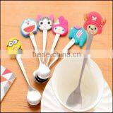 2015 Hot Sell Cartoon Food Grade Plastic Stainless Steel Spoons Supplier in China,food Grade Plastic Stainless Steel Spoons thumbnail-4