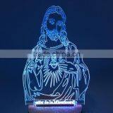 3d Light Lamp of Jesus Christ for Christmas thumbnail-1