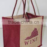 Supermarket Non Woven Wine Shopping Bag Can Custom Logo Printed Promotion thumbnail-2