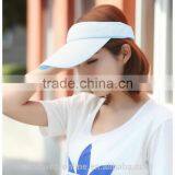 Custom Fashion Solid Color Mesh Fabric Sun Protection Visors China Factory thumbnail-1