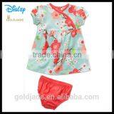 Custom 100% Cotton New 2014 Floral Girl Set Infant & Toddlers Clothing Baby Clothing Sets