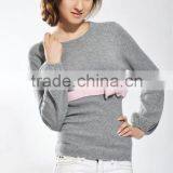 Young Ladies&girls Pure 100%cashmere Knitted Fashion Sweater(Korea Style) thumbnail-1