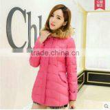 GZY Shiny Down Jacket Women Coat Winter Comfortable Model Export Europe American Guangzhou Warehouse 2017 Stock Hot Selling ch thumbnail-4