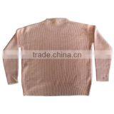 Ladies Long Sleeve Curved Hem Crew Neck Sweater (Garment Stock Lots/Apparel Stock/stocklots/Garment Apparel From Bangladesh) thumbnail-4