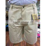 Factory Supply 100% Cotton Khaki Stock Lot Shorts thumbnail-1