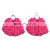 Bohemian Jewelry Big Long Tassel Dangle Earrings Accessories for Women thumbnail-6