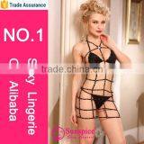 2017 Sunspice Hot Sale Fasionable Style Black Leather Lingerie thumbnail-1