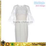 2015 Latset MaxNegio Loose Lace Sleeves Pure Perspective Sharara Dress thumbnail-1