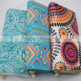 2017 Hot Vogue Sequin Classic Floral Canvas Cotton Latest Wallet thumbnail-3