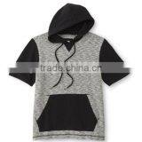 High Quality Mens Casual Short Sleeve Hoodies thumbnail-1