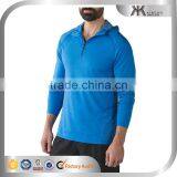 Wholesale Quick Dry Fabric Man Running Half Zip Pullover Hoodie thumbnail-1