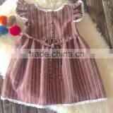 Girls Boho Tassles Cotton Dress Kids Back to School Dress thumbnail-2
