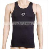 2016 Hot Sale Mens Sports Vest Gym Vest Dry Fit and Slimfit H Vest for Muscle Men With Good Quality thumbnail-4